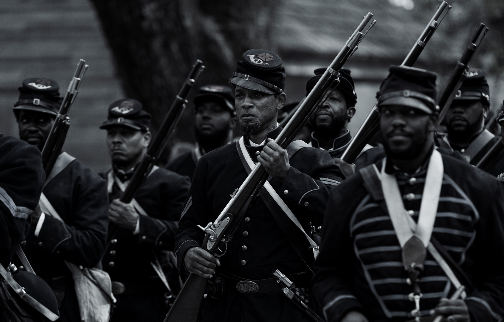 Will Smith dans le film Emancipation (2022) d'Antoine Fuqua © 2022 Apple Inc.