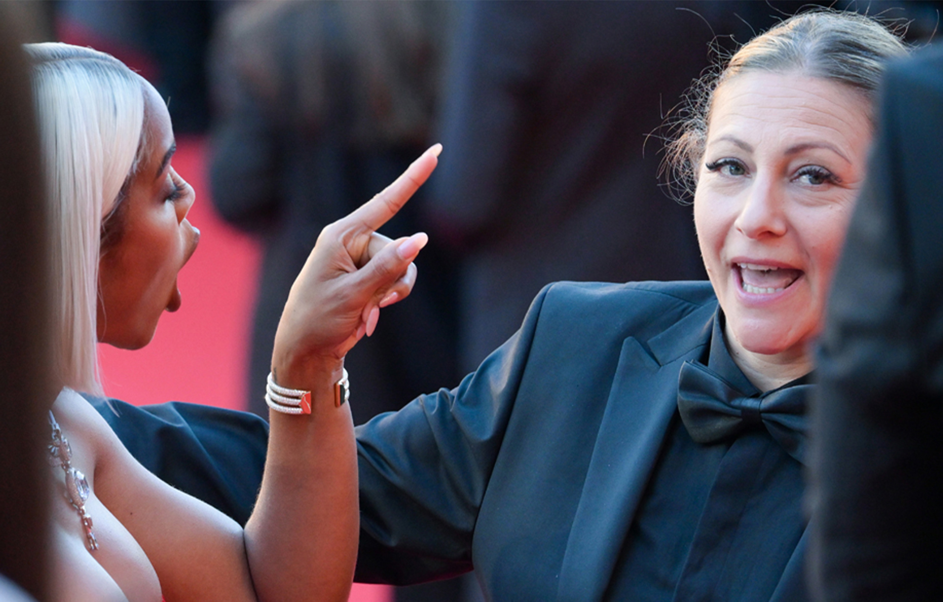 Kelly Rowland sur le tapis rouge de Marcello Mio lors du 77e Festival de Cannes le 21 mai 2024 © Stephane Cardinale - Corbis/Corbis via Getty Images.