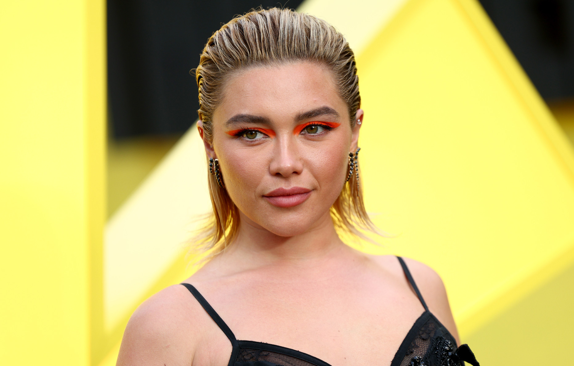 Florence Pugh attends the European Premiere of Marvel Studios' 'Thunderbolts*' at Cineworld Leicester Square on April 22, 2025 in London, England. (Photo by Tim P. Whitby/Getty Images for The Walt Disney Company Limited)